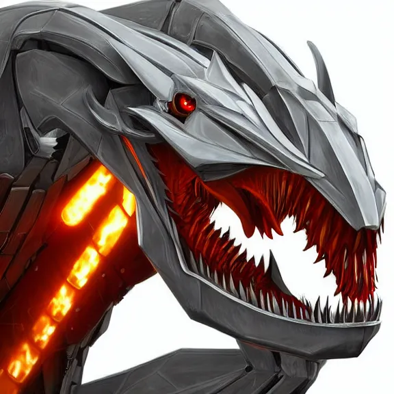 Image similar to close up mawshot of a perfect elegant beautiful stunning anthropomorphic hot female robot mecha dragon, with sleek silver metal armor, glowing OLED visor, looking the camera, eating camera pov, open dragon maw being highly detailed and living, pov camera looking into the maw, food pov, micro pov, prey pov, vore, digital art, pov furry art, anthro art, furry, warframe art, high quality, 8k 3D realistic, dragon mawshot art, maw art, macro art, micro art, dragon art, Furaffinity, Deviantart, Eka's Portal, G6