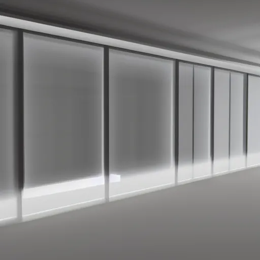 Image similar to translucent walls, raytracing, 5 5 mm