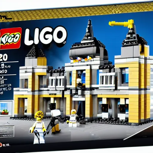 Image similar to mar - a - lago fbi raid lego set