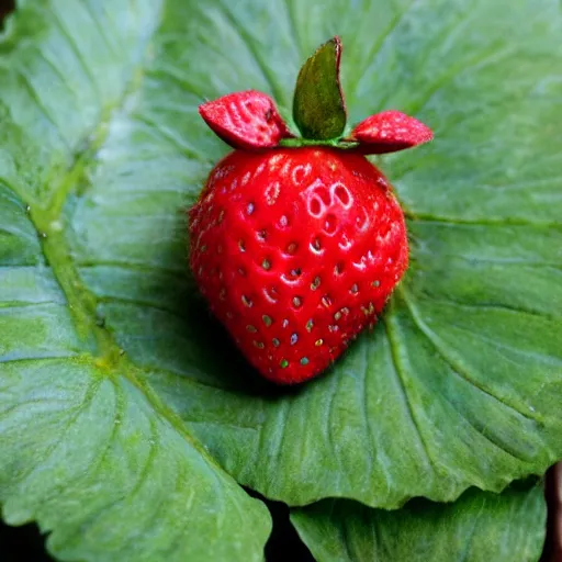 Image similar to adorable strawberry critter