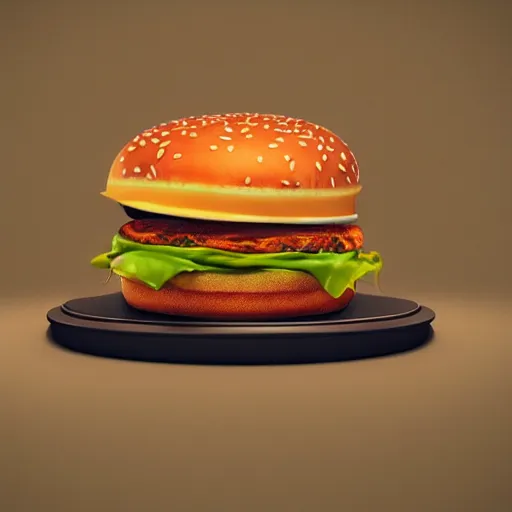 Prompt: trippy cheeseburger, highly detailed, warm colors, artstation, concept art, sharp focus, illustration, octane render, award winning, masterpiece, art by studio 4