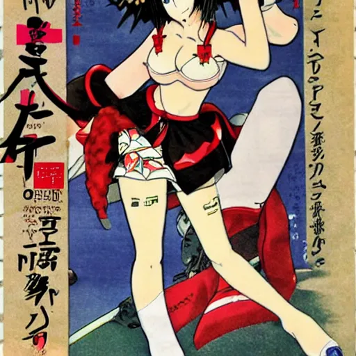 Image similar to japan anime pinup