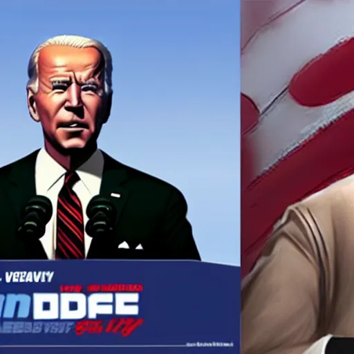 Image similar to Joe Biden in Grand Theft Auto