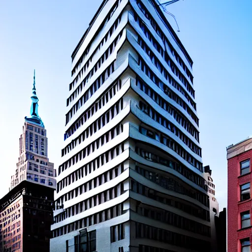 Image similar to the coolest building in new york, architecture