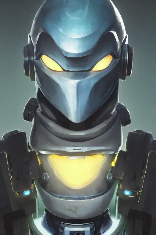 Image similar to epic mask helmet robot ninja portrait stylized as fornite style game design fanart by concept artist gervasio canda, behance hd by jesper ejsing, by rhads, makoto shinkai and lois van baarle, ilya kuvshinov, rossdraws global illumination radiating a glowing aura global illumination ray tracing hdr render in unreal engine 5