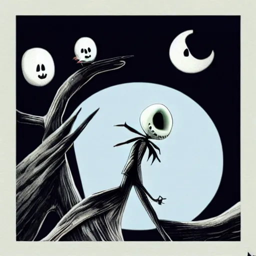 Image similar to the nightmare before christmas