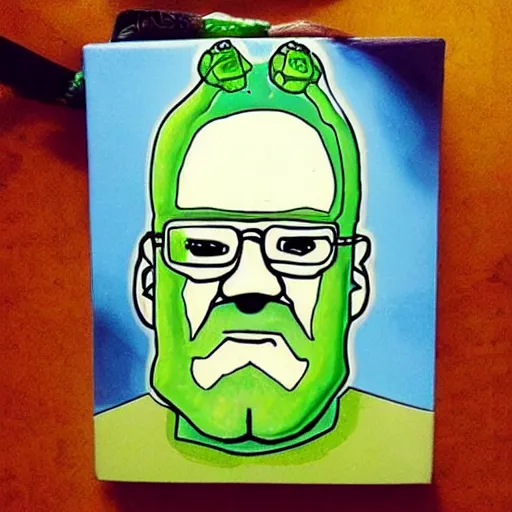 Image similar to HeisenRick turned himself into a pickle!