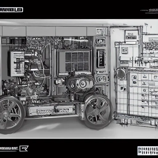 Prompt: highly detailed, electrical one line schematic, 2 mw diesel generator, concept art, character art, studio lightning, bright colors, intricate, masterpiece, photorealistic, hyperrealistic, sharp focus, high contrast, artstation hq, deviantart trending, 4 k uhd, unreal engine 5