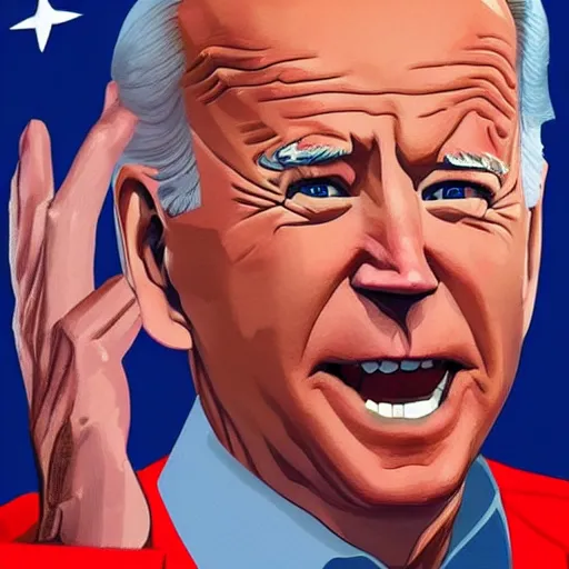 Image similar to joe biden, by chris cunningham