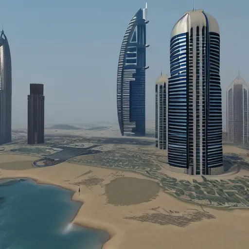 Image similar to gta : dubai, unreal engine