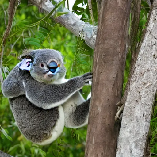 Image similar to Koala-Armadilo Hybid