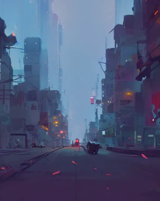 Image similar to city under bomb attack, cory loftis, james gilleard, atey ghailan, makoto shinkai, goro fujita, studio ghibli, rim light, exquisite lighting, clear focus, very coherent, plain background, soft painting