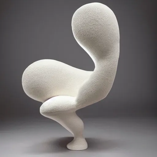 Prompt: a uterus shaped chair