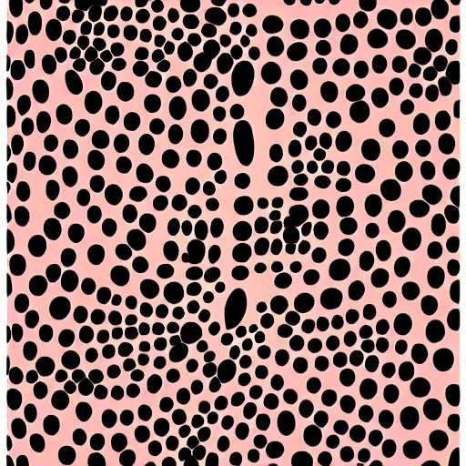 Image similar to poster inspired by Japanese artist yayoi Kusama