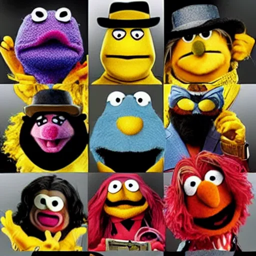 Image similar to The Watchmen as Muppets