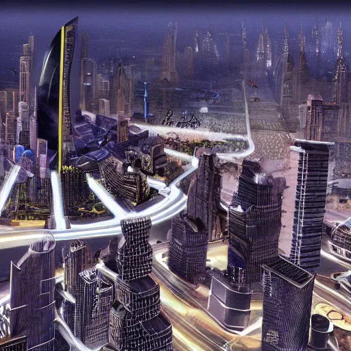 Prompt: new roc city in the year 2 0 0 6, photorealistic