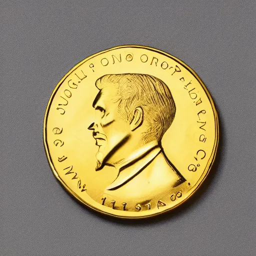 Image similar to a golden blank coin