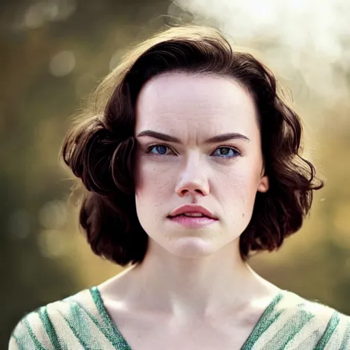 a portrait of beautiful daisy ridley as rowena, Stable Diffusion