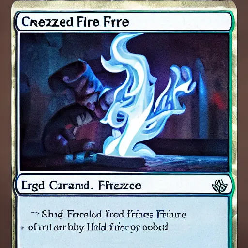 Image similar to freezing fire