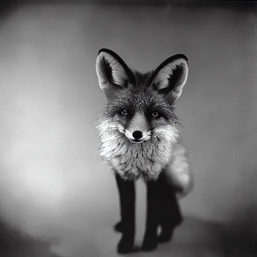 Image similar to 35mm photo of fox, IMAX, gelatine silver process, by Edward Sherriff Curtis