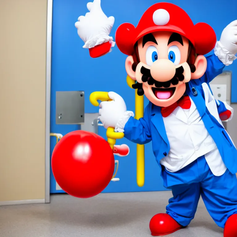 Prompt: dr. mario as a real person, stock photo