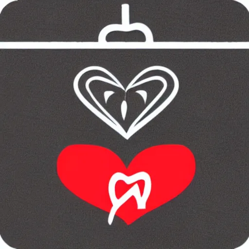 Image similar to vector logo for cardiology medical practice