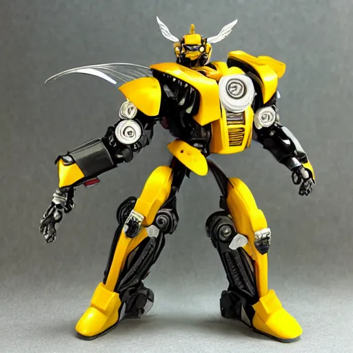 Image similar to Bumblebee as a Transformers figure