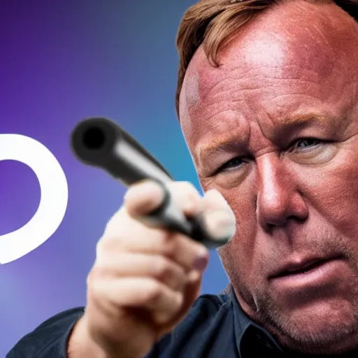 Prompt: alex jones as a fortnite skin, 4 k, high detail, high - resolution photograph, professional photography, ultra - detail