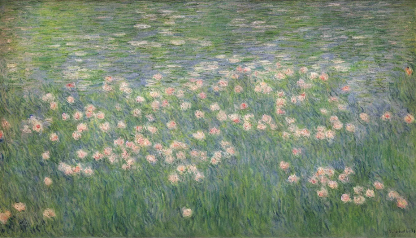 Prompt: lilies by monet