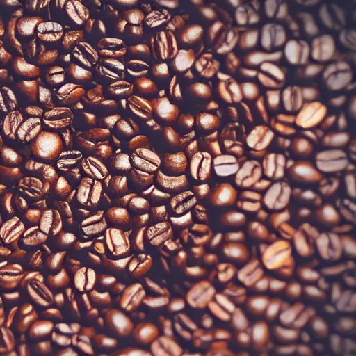 Prompt: microscope image of coffee