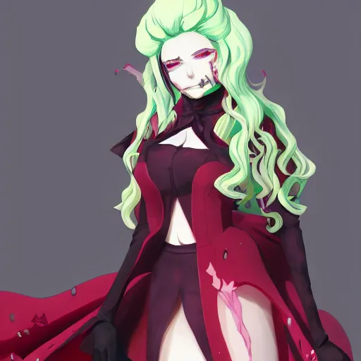 Image similar to Shalltear Bloodfallen, artstation