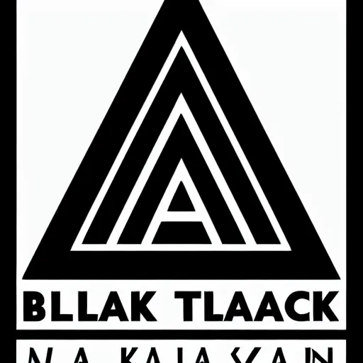 Prompt: black triangle alaska vector logo