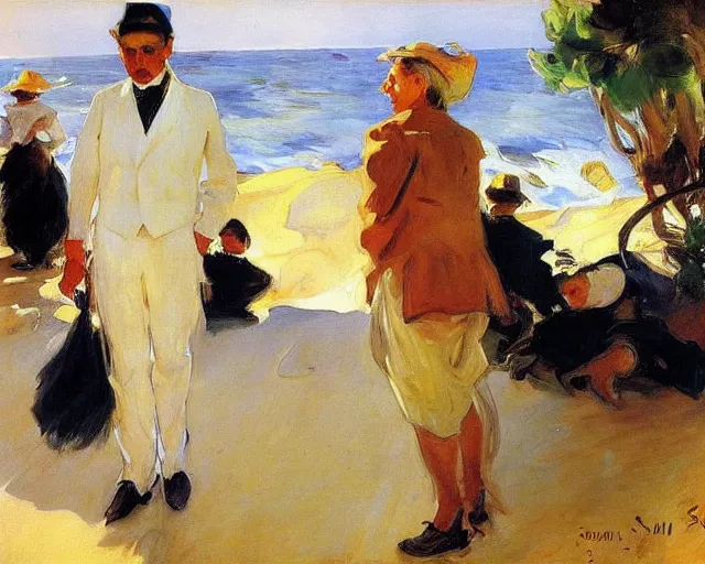 Image similar to joaquan sorolla