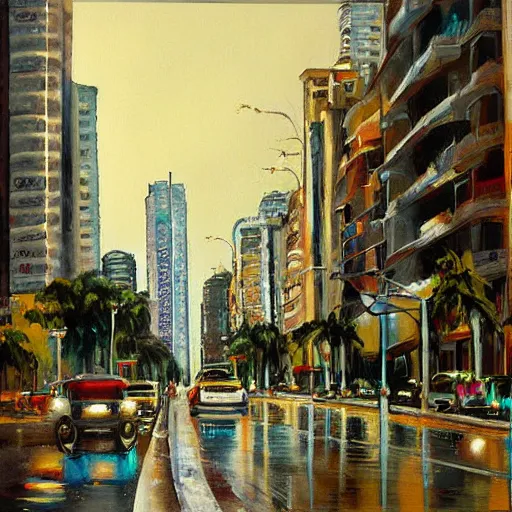 Image similar to sao paulo painted by william truner