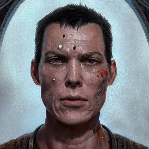 Prompt: hyperrealistic mixed media image of number one fan from elder scrolls oblivion, stunning 3 d render inspired art by greg rutkowski and xiang duan and thomas eakes, perfect facial symmetry, flesh texture, realistic, highly detailed attributes and atmosphere, dim volumetric cinematic lighting, 8 k octane detailed render, post - processing, masterpiece,