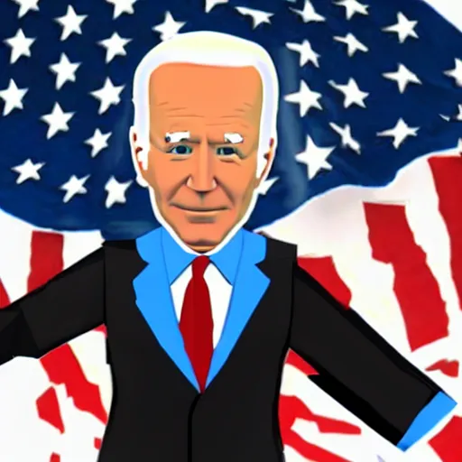 Image similar to roblox joe biden