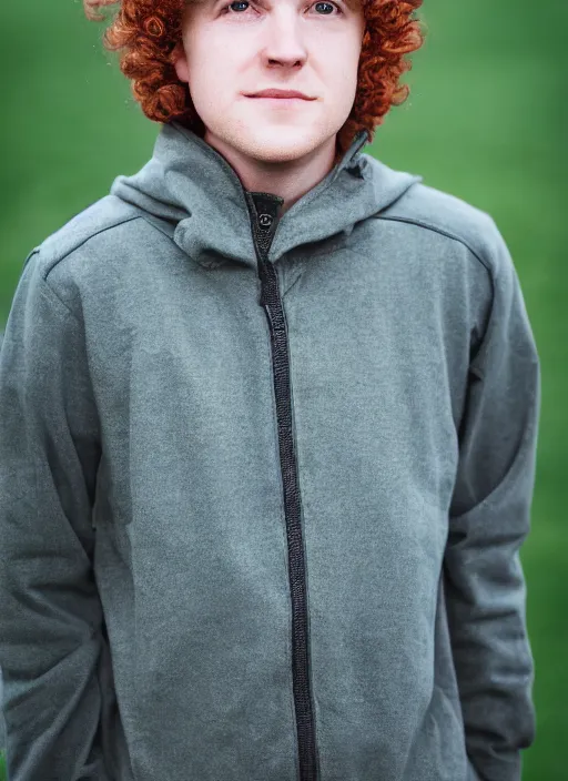 Image similar to portrait photo still of real life kyle broflovski, 8 k, 8 5 mm, f. 1 4