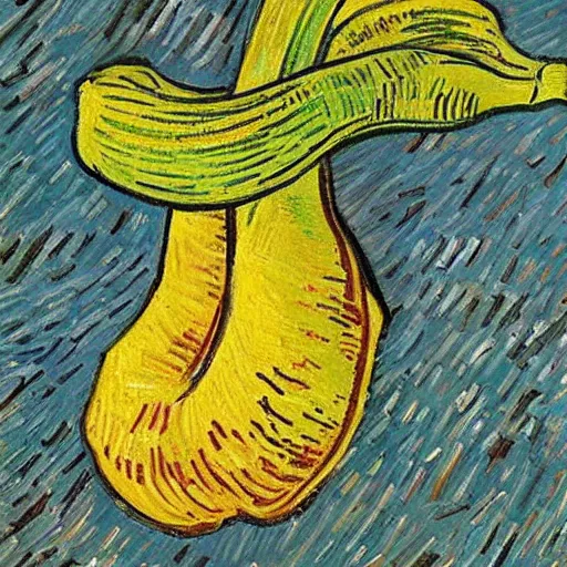 Prompt: A Banana in the Style of Vincent Van Gogh