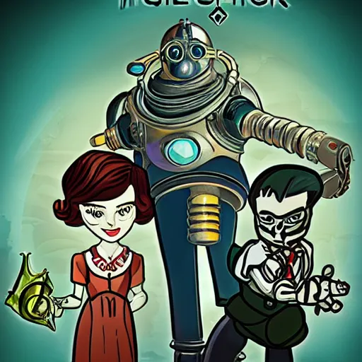 Prompt: bioshock : the animated series