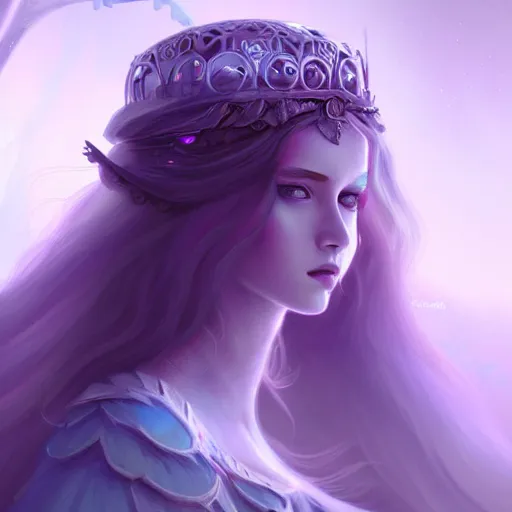 Prompt: beautiful Ghost princess, highly detailed, digital painting, artstation, concept art, smooth, sharp focus, illustration