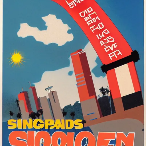 Image similar to a 1 9 9 0 s poster for a singaporean campaign