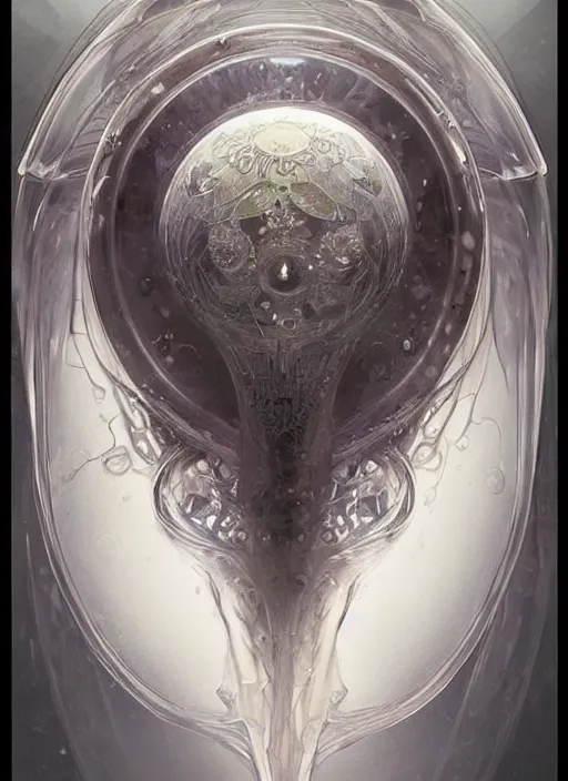 Image similar to portrait of a stunningly beautiful water drop, highly detailed, 3 5 mm photo, artstation, concept art, sharp focus, 2 8 mm macro photo, art by artgerm and greg rutkowski and alphonse mucha, incredibly beautiful and symmetrical, incredibly detailed, award winning art, royal