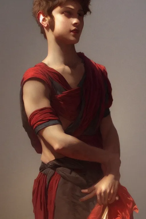 Image similar to Young male King painted by William-Adolphe Bouguereau and Charlie Bowater, realistic accurate face and hands, trending on artstation, artstationHD, artstationHQ, 4k, 8k