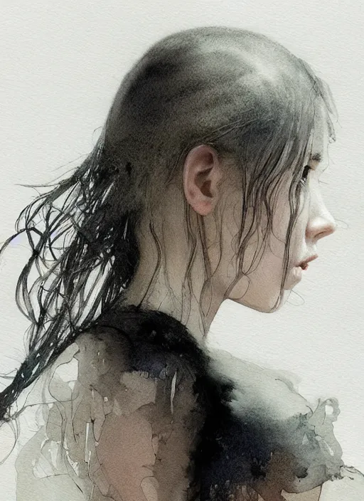 Image similar to portrait, 🙍 👯 🐇 🏖, watercolor, dramatic lighting, cinematic, establishing shot, extremely high detail, foto realistic, cinematic lighting, pen and ink, intricate line drawings, by Yoshitaka Amano, Ruan Jia, Kentaro Miura, Artgerm, post processed, concept art, artstation, matte painting, style by eddie mendoza, raphael lacoste, alex ross