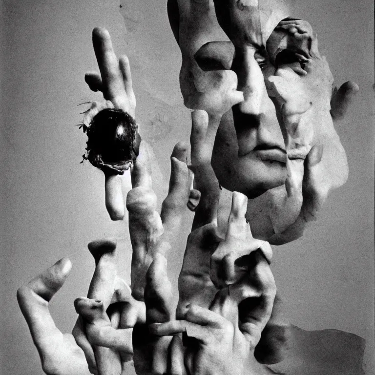 Prompt: the absurdity of existence, by duchamp, dada, photo, hd