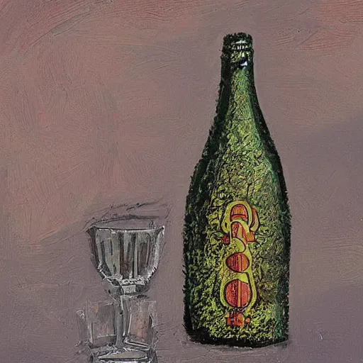 Image similar to portrait of a ( corvette ) ( champagne bottle ) hybrid, digital art