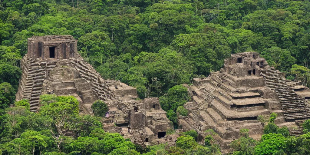 Image similar to the aztec ruin in the amazon rainforest Mumford, Dan