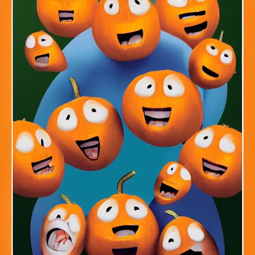 Image similar to the cover of the annoying orange edition of the bible