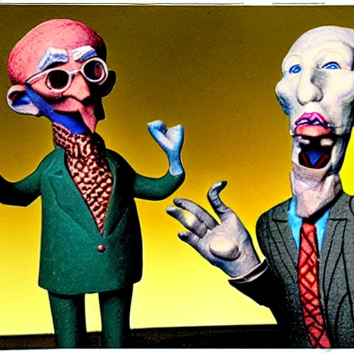 Image similar to esoteric israeli lobby controls us congress by otto dix, claymation