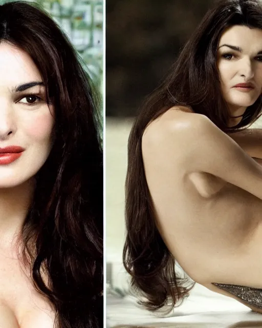 Image similar to mix monica bellucci and rachel weisz